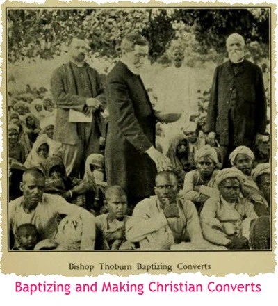 bishop Thoburn Baptizing converts