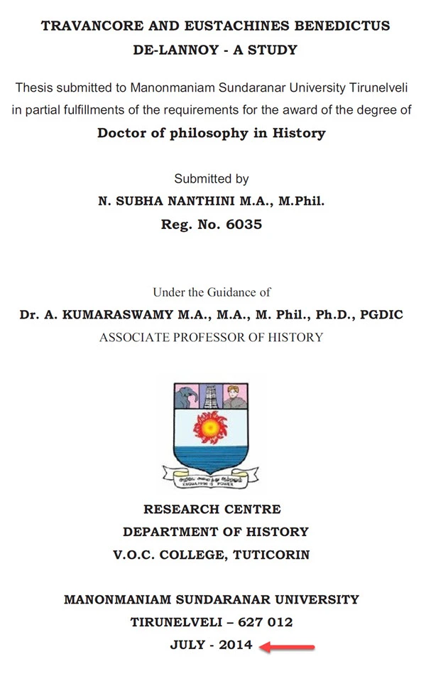 cover page of phd Thesis-ms univ-Thirunelveli -Shbha Nandini