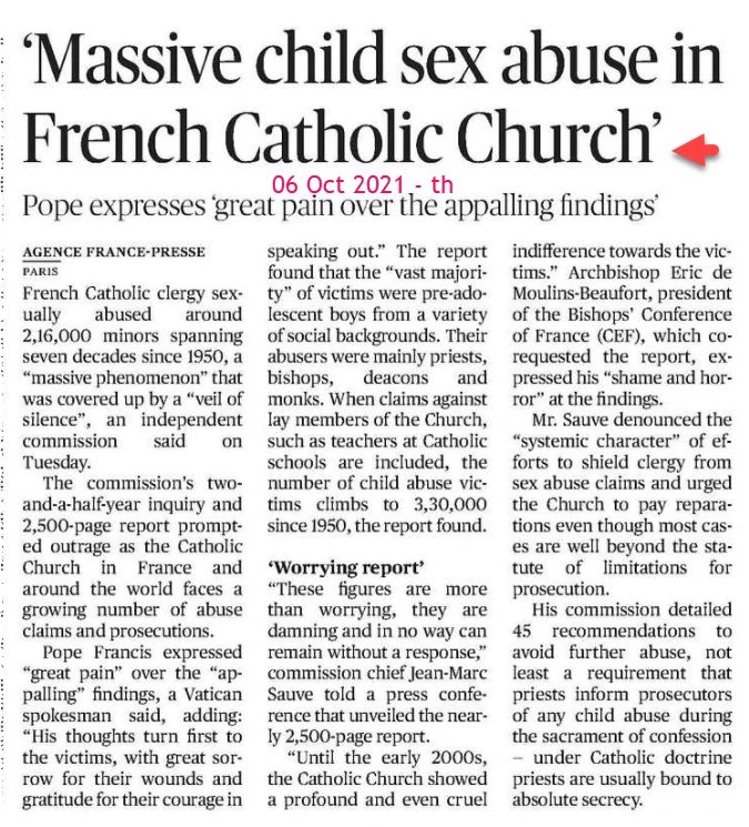 Church and Child Sex Abuse