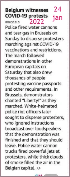 Belgium protests-jan 24