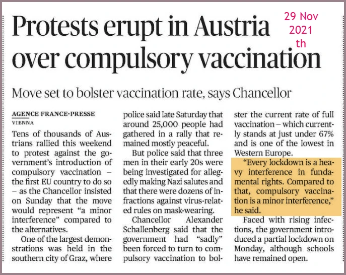 Austria-protests over vaccination-th