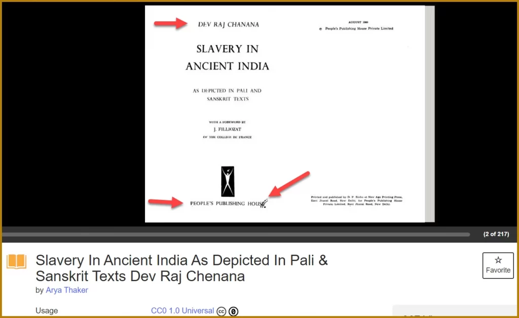 Slavery in Ancient India