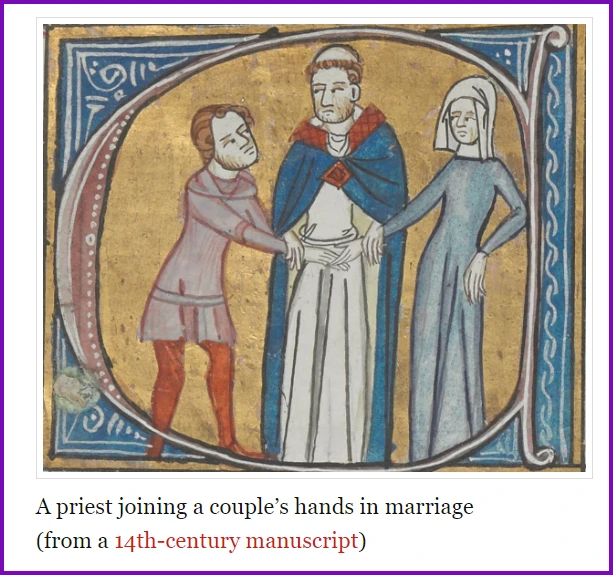 christian marriage 14th century
